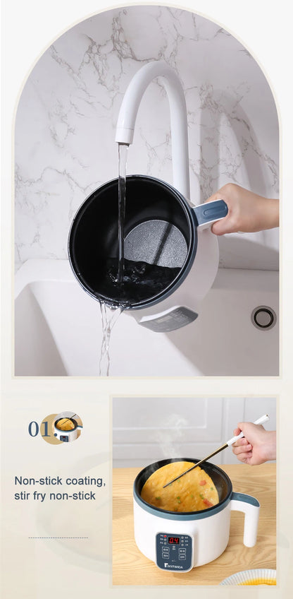 Compact Electric Rice Cooker & Food Steamer