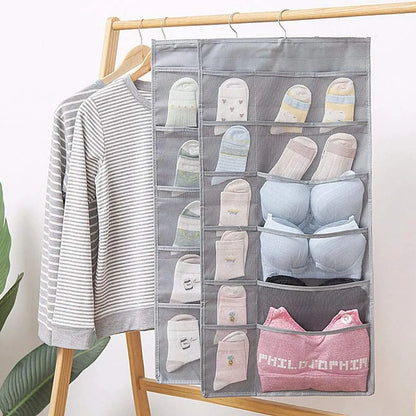 Double Sided Underwear Storage Hanging Bag