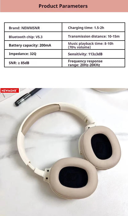 Wireless Bluetooth Over-Ear Headphones