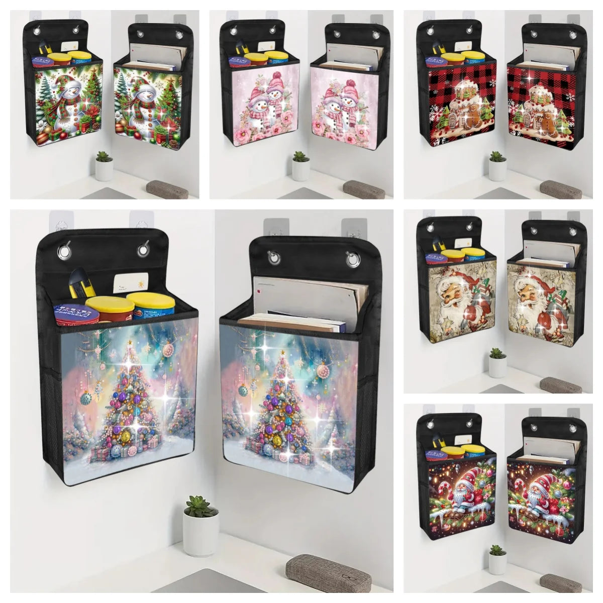 DIY Christmas Diamond Painting Hanging Bag