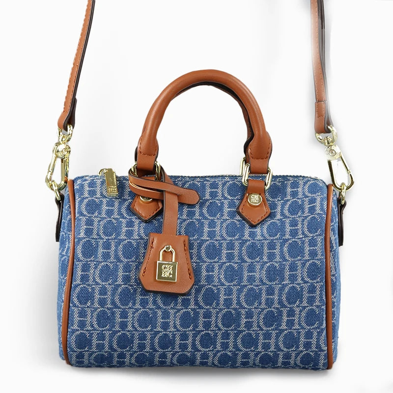 Vintage Monogram Crossbody Handbag for Women