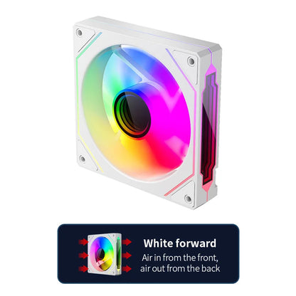 120mm ARGB Infinity Mirror Cooling Fan with PWM Control