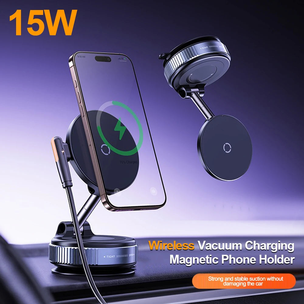 15W Magnetic Wireless Car Charger Holder