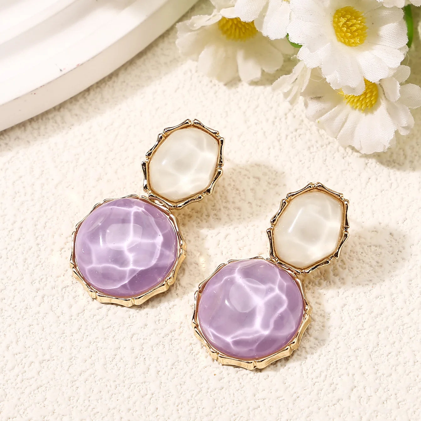 Creative Design Water Resin Earrings