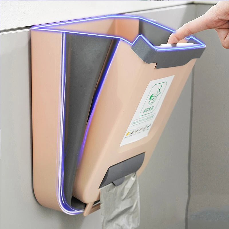 Wall Mounted Folding Kitchen Bin
