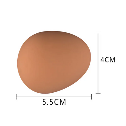 Realistic Rubber Bouncing Fake Eggs Toy Set