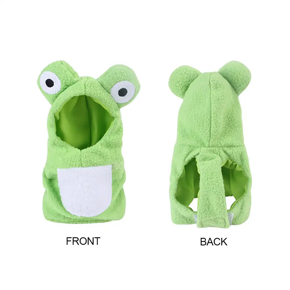 Frog Plush Bird Costume – Warm Hooded Parrot Outfit