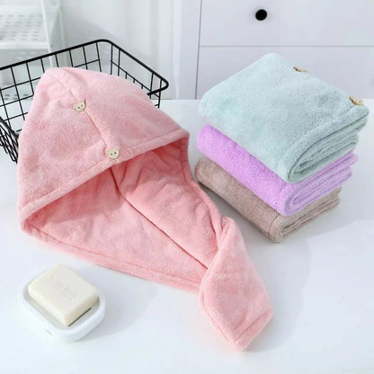 Microfiber Quick-Dry Hair Towel Wrap