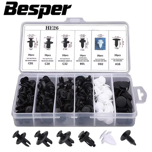 Universal Car Trim Clip Fastener Kit