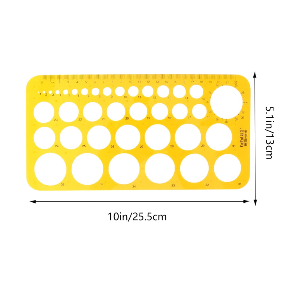 Circle Template Drawing Ruler