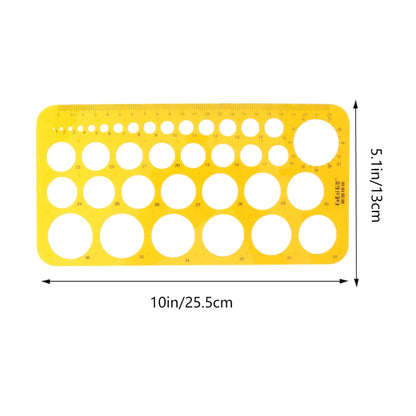 Circle Template Drawing Ruler