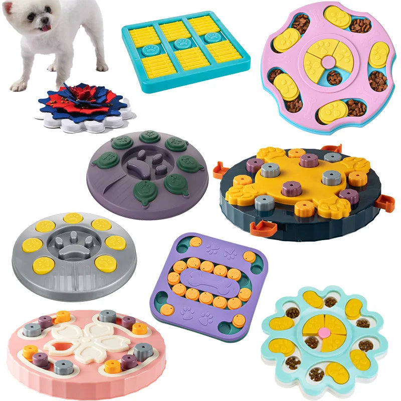 IQ Training Treat Dispenser & Slow Feeding Puzzle for Dogs and Cats
