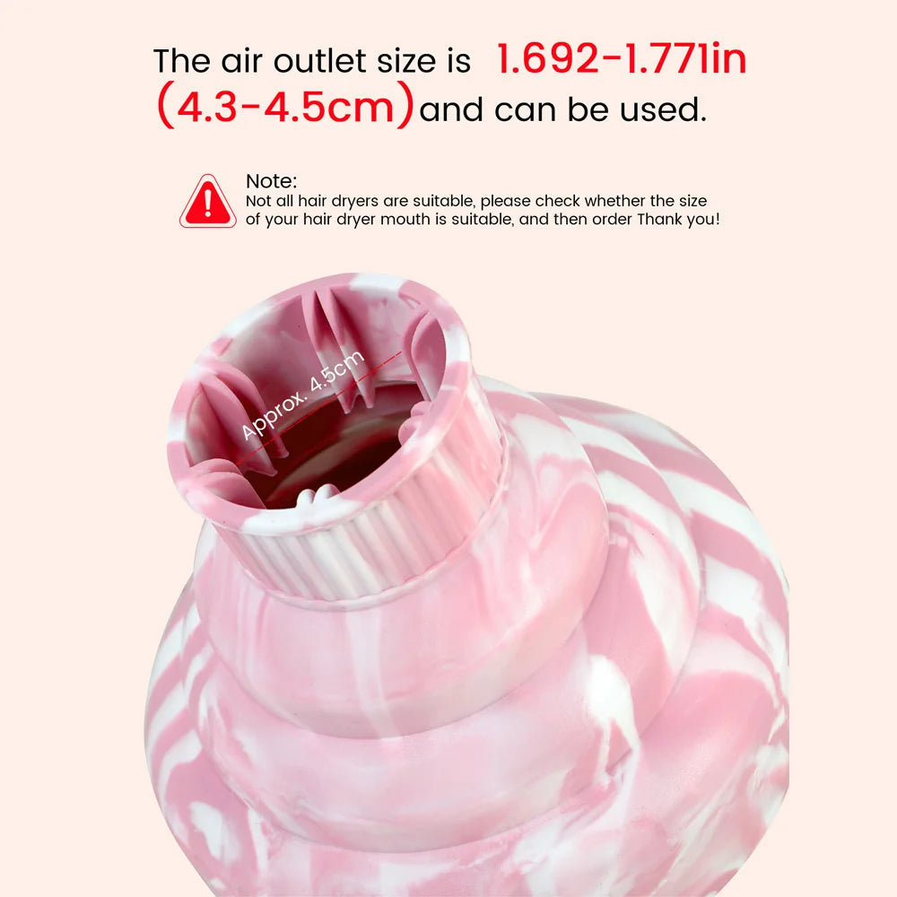 Foldable Silicone Hair Dryer Diffuser