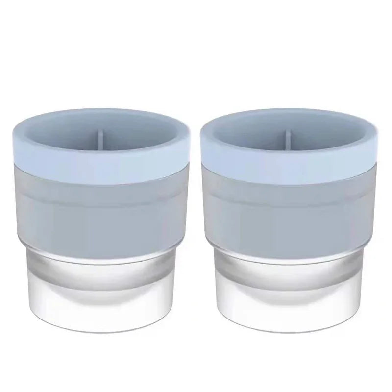 Reusable Round Ice Ball Mold for Whiskey, Cocktails & Chilled Drinks