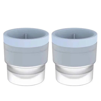 Reusable Round Ice Ball Mold for Whiskey, Cocktails & Chilled Drinks