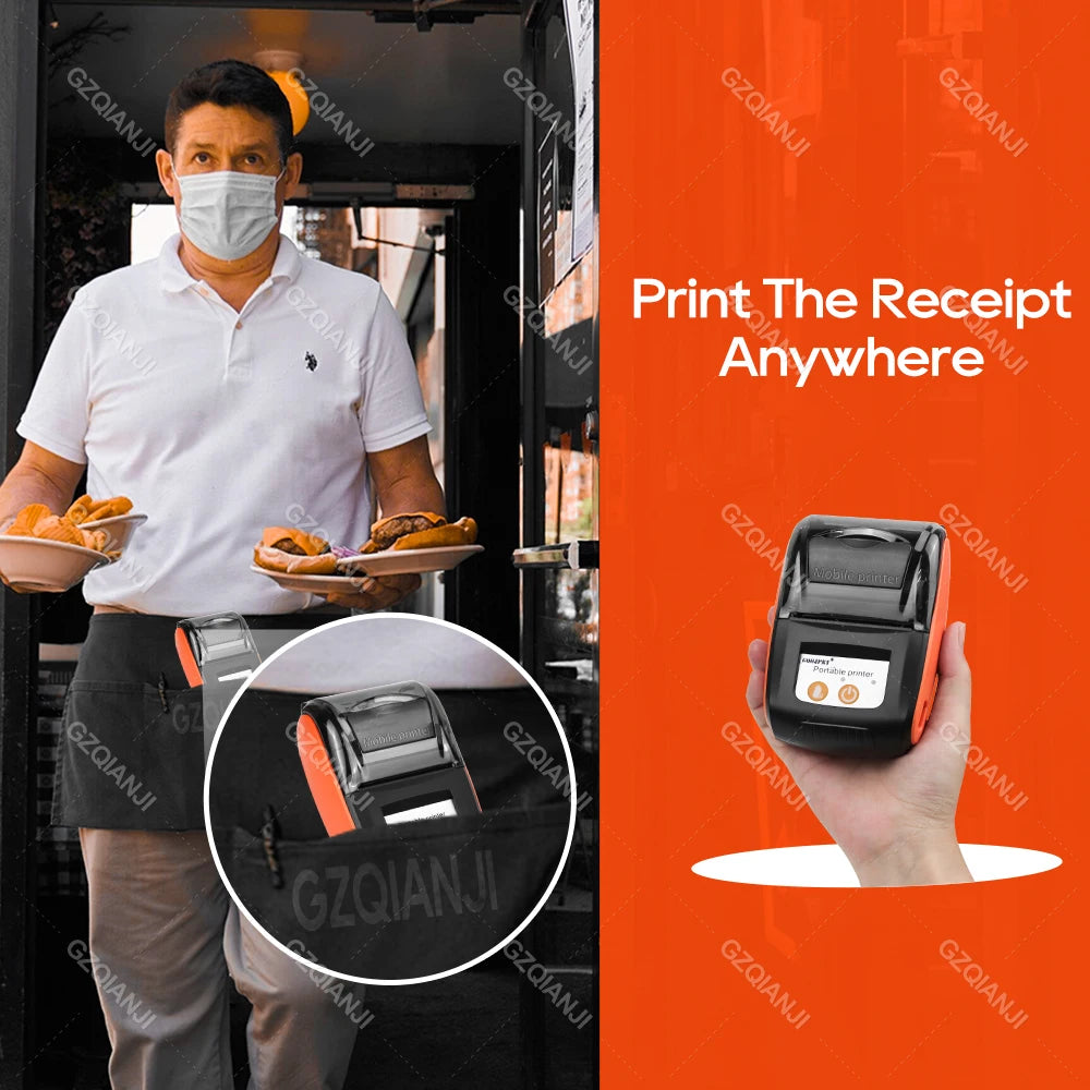 Wireless POS Receipt Printer for Android, iOS & Windows