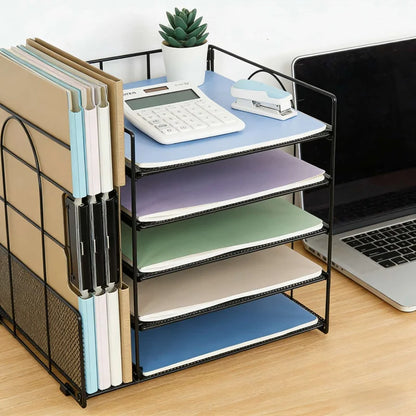Multi-Layer Document & Paper Storage Rack