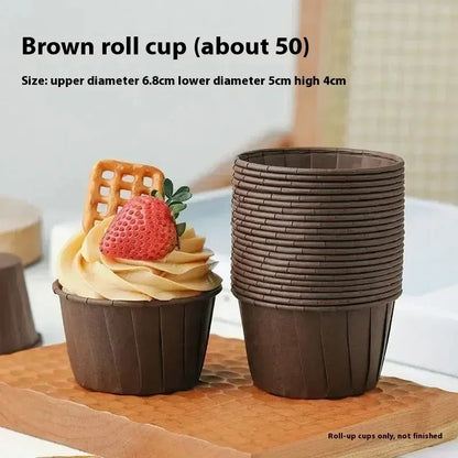 Golden Muffin Cupcake Paper Liners