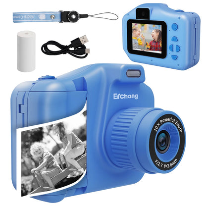 Children Instant Printing Camera 1080P For 4-12 Years