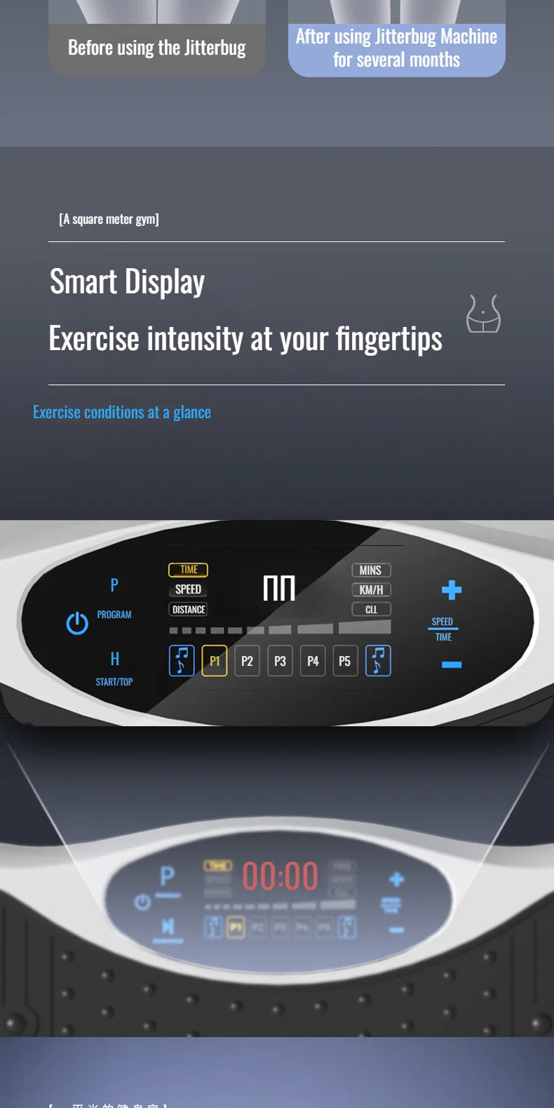 Vibration Fitness Exercise Platform