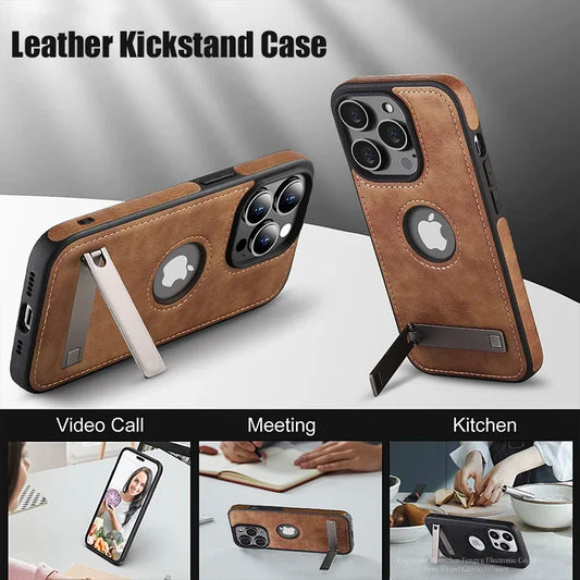 Leather Mobile Phone Case for iPhone