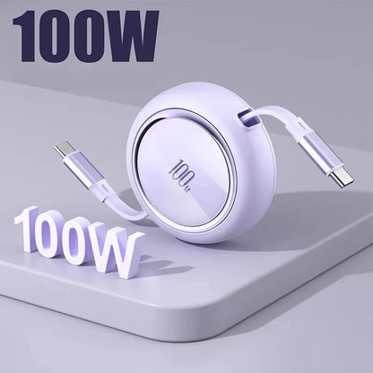100W Fast Charging Type C Cable for IPhone 15