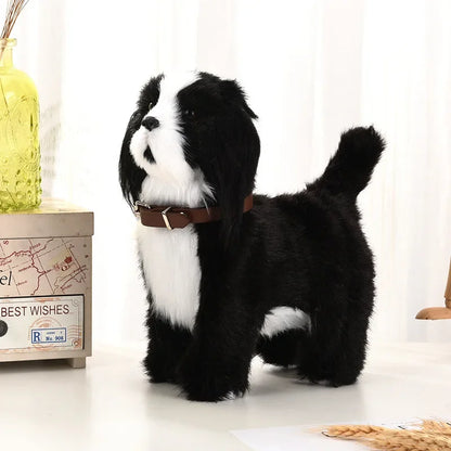Interactive Walking Plush Robot Dog