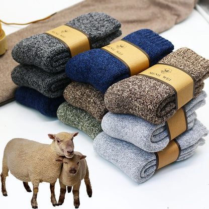 Men’s Merino Wool Winter Socks 2 Pairs