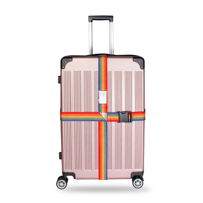 Adjustable Rainbow Luggage Strap