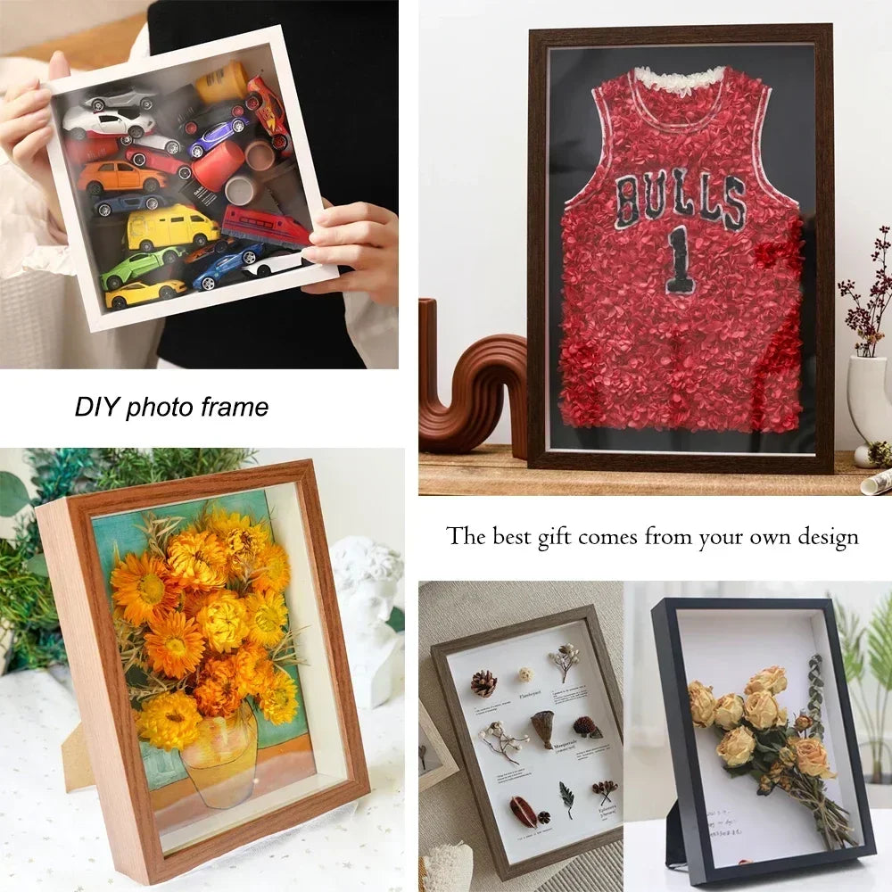 Wooden Shadow Box Display Frame