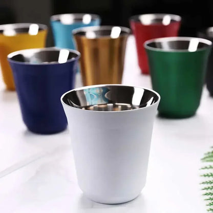 Insulated 80ml & 160ml Stainless Steel Coffee Cup