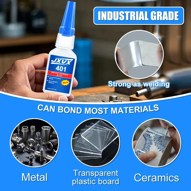 20ml Fast-Drying Universal Cyanoacrylate Adhesive for Metal, Glass & Ceramics