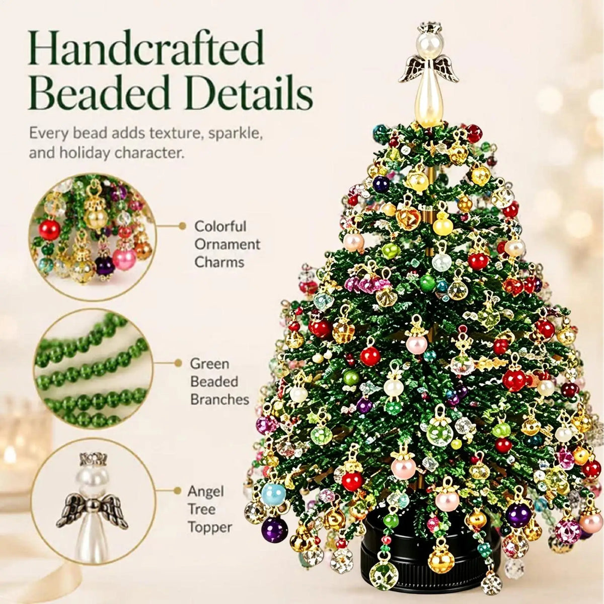 DIY Beaded Christmas Tree Kit