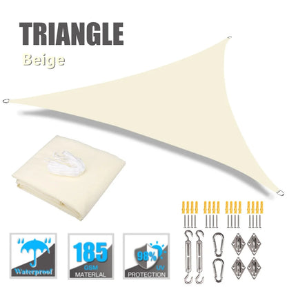 Waterproof Triangle Sun Shade Sail