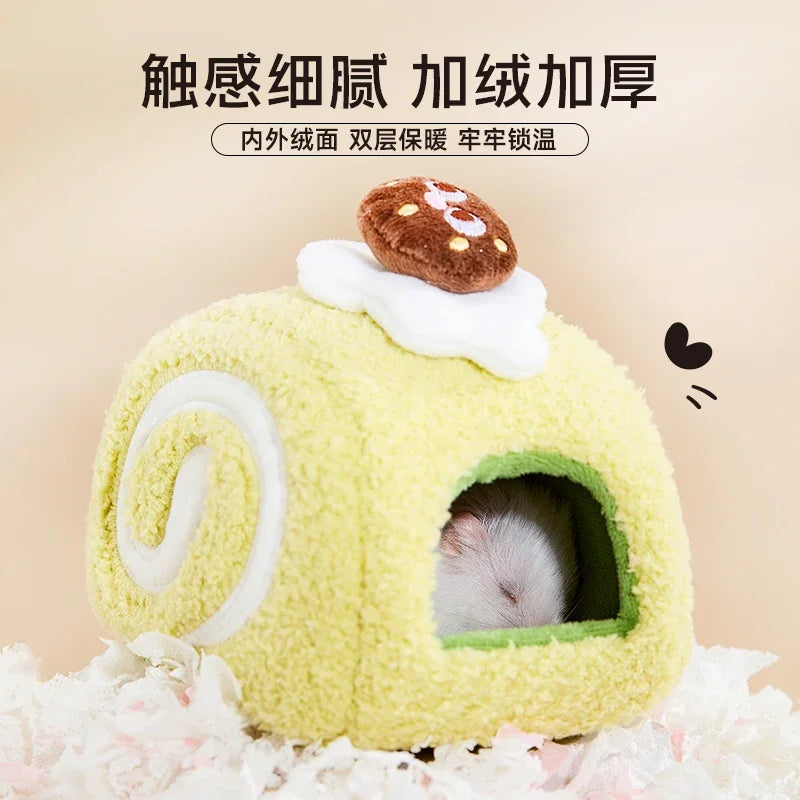 Warm Plush Hamster House