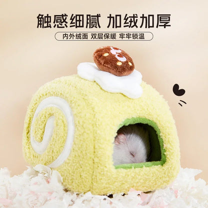 Warm Plush Hamster House