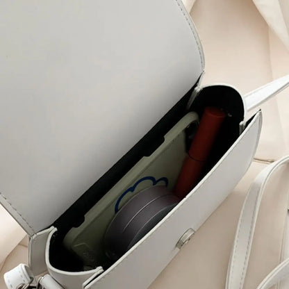 Women's PU Saddle Shoulder Crossbody Bag