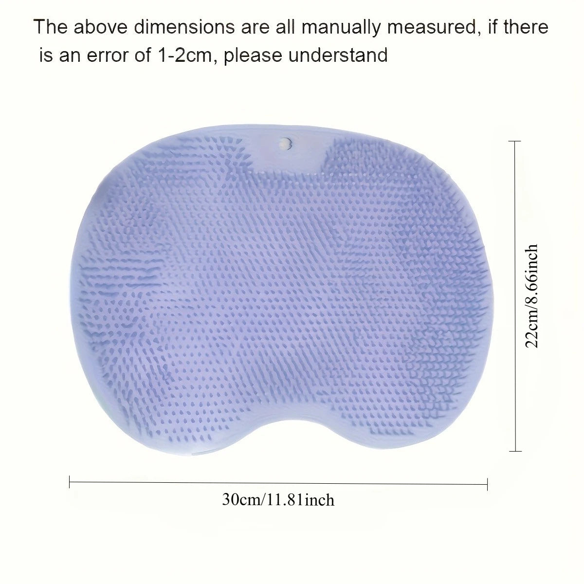1Pc Bathroom Shower Foot Massage Mat with Non-slip Suction Cup