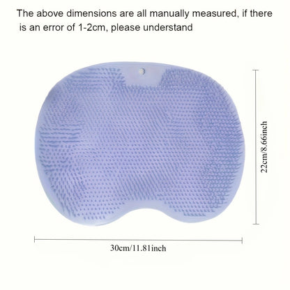 1Pc Bathroom Shower Foot Massage Mat with Non-slip Suction Cup