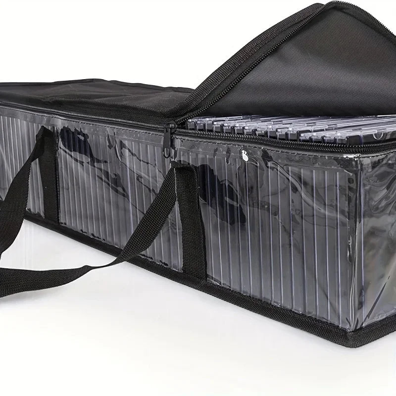 Large Transparent DVD CD Storage Bag