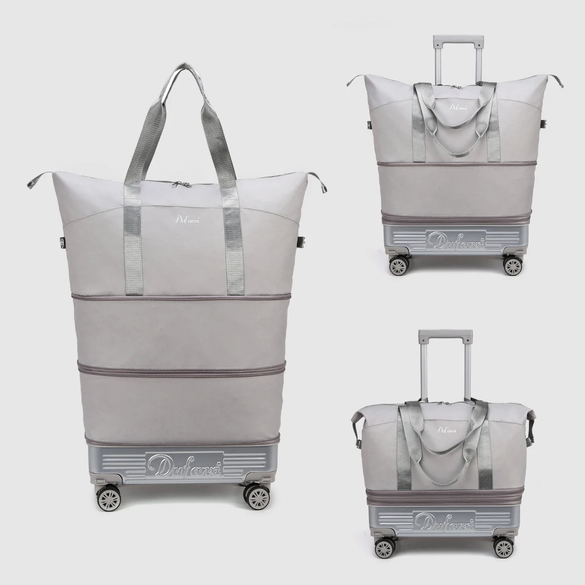 Foldable Wheeled Travel Luggage Bag