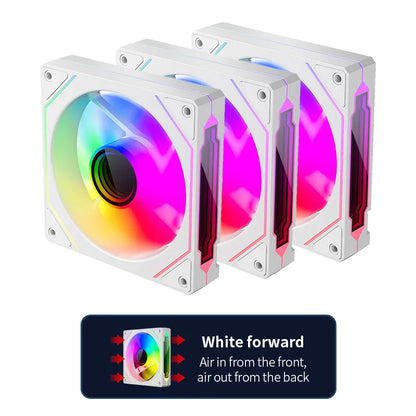 120mm ARGB Infinity Mirror Cooling Fan with PWM Control