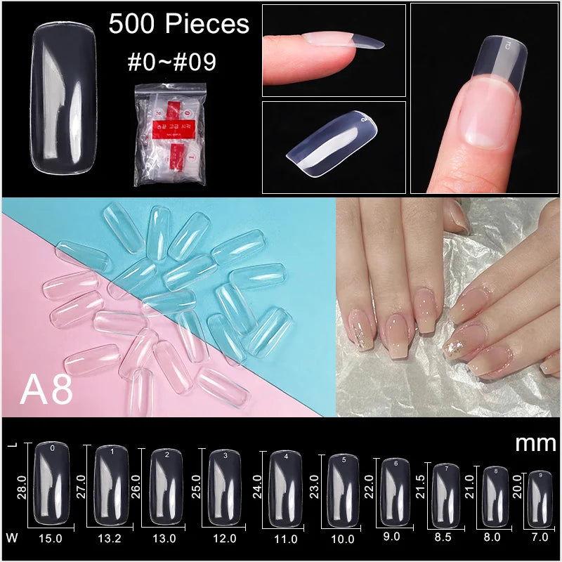 Full Cover False Nail Tips