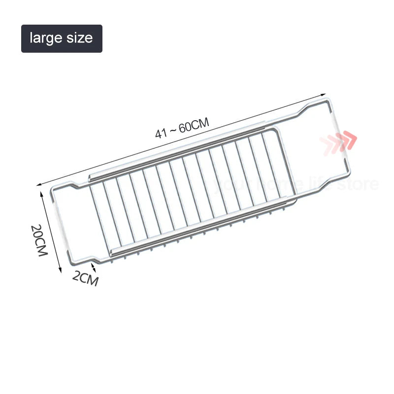 Expandable Over-the-Sink Dish Drying Rack