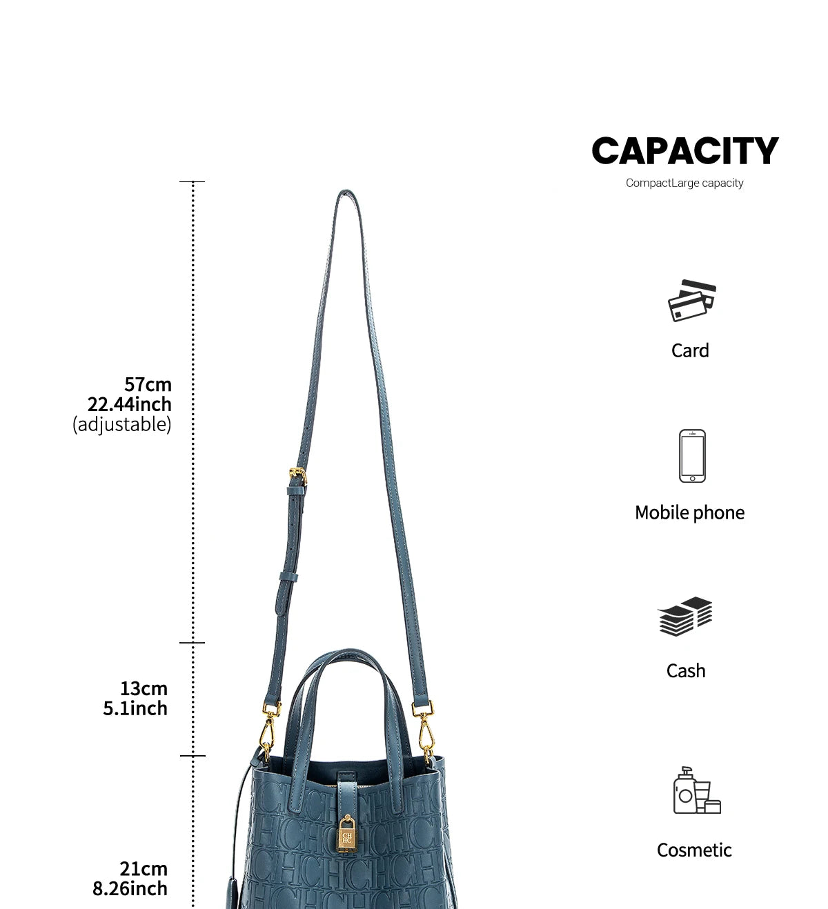 Elegant PU Leather Handbag & Matching Wallet Gift Set