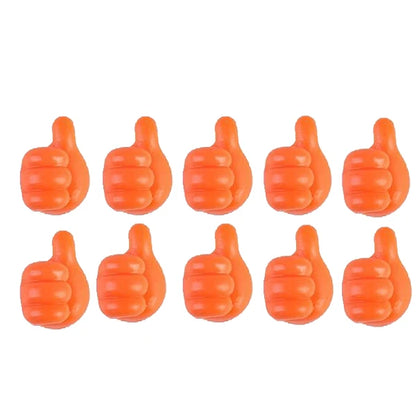 Thumb Silicone Cable Organizer Clips Set