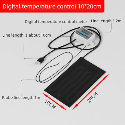 USB Reptile Heating Pad with Temperature Control Timer
