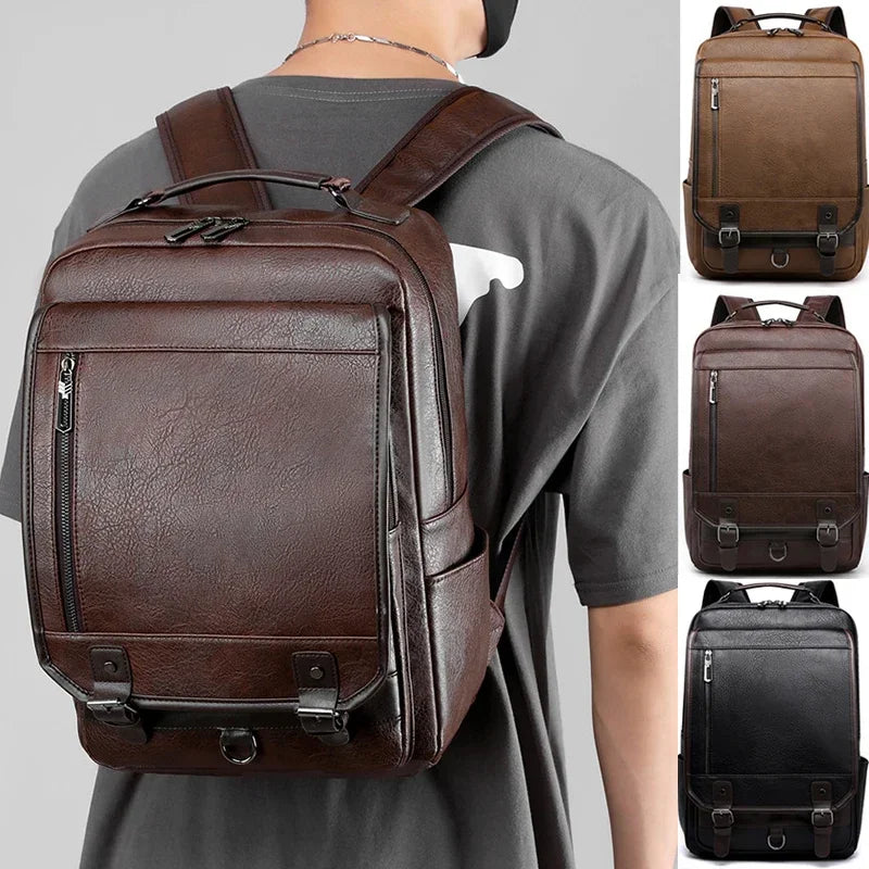 Leather Men's Backpack