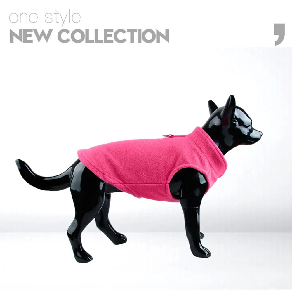 Fleece Dog Vest Jacket