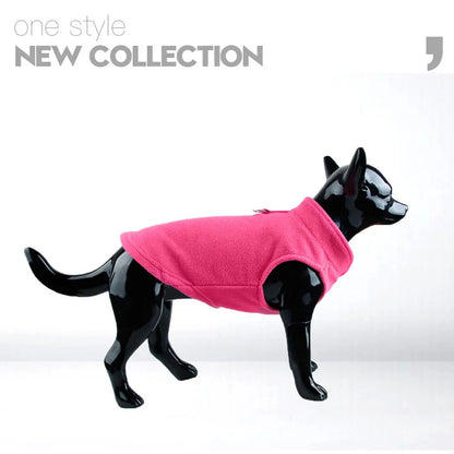 Fleece Dog Vest Jacket